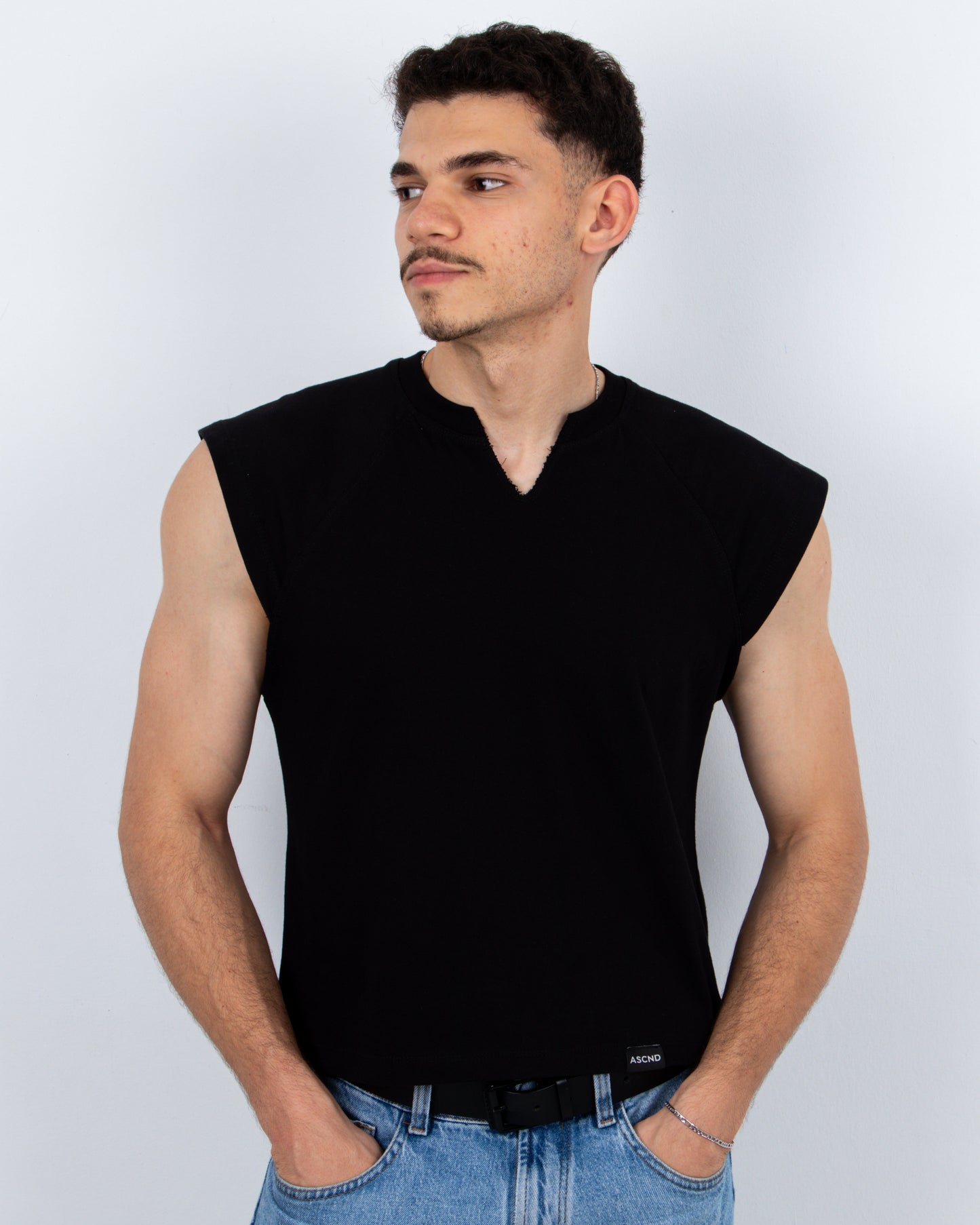 The V-Neck Cropped Tank